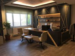 Manager S Room Design In 2020 Modern Home Offices Office Cabin Design Modern Office Interiors