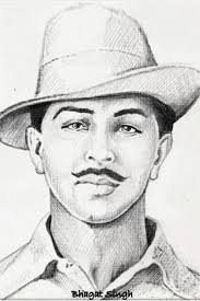 Artwork Sketch Black And White Bhagat Singh Image Result For Bhagat Singh Freedom Fighters Of India Indian Freedom Fighters Bhagat Singh