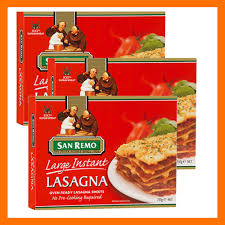 The pasta recipe that should be in everyone's arsenal. San Remo Large Instant Lasagna 0 25kg Shopee Philippines