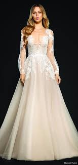 Lace Bishop Sleeve Wedding Dress Wedding Dress Trends 2017 Part 1 The Hottest In Backs Necklines And Sleeves This Year Wedding Dress Trends Bridal Dresses Ball Gowns