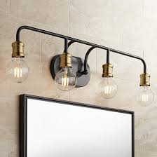 Black And Gold Light Fixture Bathroom Pin On Davis S New House