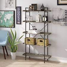 Crafted from iron, it features a versatile black. Chrysanthos Etagere Bookcase Language En Chrysanthos Geometric Bookcase Cube Bookcase Etagere Rated 4 5 Out Of 5 Stars2350 Total Votes