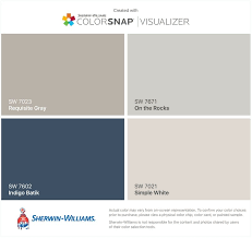 You just need to understand the very basics of color theory. Indigo Paint Color Sherwin Williams Good Paint Color Mix For A Home Color Scheme That Goe Matching Paint Colors Paint Color App Interior Paint Colors Schemes