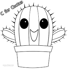 Printable Cactus Coloring Pages For Kids Cool2bkids In 2020 Coloring Pages Football Coloring Pages Coloring Pages For Kids
