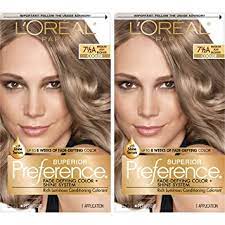 If you are looking to try a new hair color, be sure to stay within 2 levels of your existing hair color for optimal results. Amazon Com L Oreal Paris Superior Preference Fade Defying Shine Permanent Hair Color 7 5a Medium Ash Blonde Pack Of 2 Hair Dye Beauty