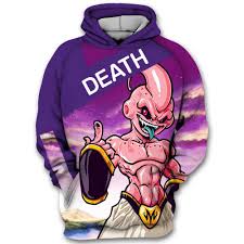 Buu pairs astoundingly well with the incredible, and incredibly annoying, zenkai 1 sp majin buu: Death Majin Boo Majin Buu Kid Buu Goku Dragon Ball Z Dbz 3d Hoodie Sportfire Store