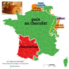 A Re Interpretation Of A Classic In French Dialectology Chocolate Bread Interpretation Map