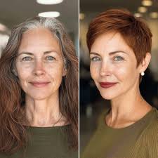 Short hair making my face look fat at 66 years old