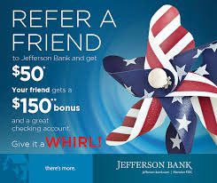 Jefferson bank is currently a large bank owning assets totaling $2 billion and $2 billion in deposits. Jefferson Bank Of Missouri Jefferson Bank Customers Give It A Whirl Refer A Friend Today Www Jefferson Bank Com Raf150 Facebook