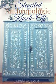 1.0 out of 5 stars. Diy Stenciled Anthropologie Dresser Knock Off Craftify My Love