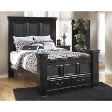 Whether it's cozy or spacious, bright or subdued, target stocks all the bedroom furniture. Cavallino 4pc Mansion Storage Bedroom Set In Black Cavallino Collection Ashley Signature Desig Black Bedroom Furniture Set Bedroom Furniture Sets Furniture