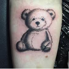 Pin By Silvia Giuntini On Atelier Notify Teddy Bear Tattoos Baby Bear Tattoo Bear Tattoos