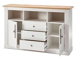 Kommoden jetzt online kaufen & bequem liefern lassen! Sideboard Worcester Kommode 150cm Pinie Weiss Wotaneiche Landhaus Stil Sideboards Und Kommoden Wohnzimmer Feldmann Wohnen Gmbh Online Shop