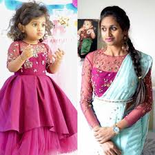 Birthday Party Ideas For Mom From Daughter Pin By Priya Goud On Little Princess Dresses Kids Girl Mom And Baby Dresses Kids Designer Dresses
