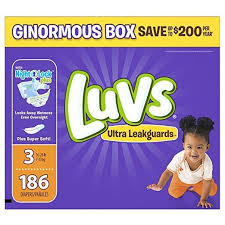 Luvs Ultra Leakguards Diapers Baby Size 3 186 Count