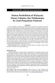 Berikut ini adalah ciri ciri ekonomi islam yang ada dinegeri jiran malaysia ekonomi islam di malaysia sama saja seperti sedang beribadah pada allah swt karena didalaamnya ada sistem kepengurusaan dalam pelaksanaan ekonomi islam selalu mengutamakan kebersamaan dan etika. Pdf Sistem Pendidikan Di Malaysia Nurul Zukfli Academia Edu