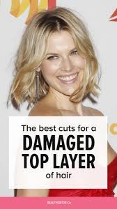 Ask A Hairstylist How To Fix The Damaged Top Layer Of Your Hair Hairstyles For Damaged Hair Layered Curly Hair Damaged Hair
