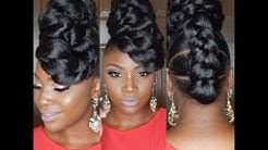 Good hair is natural hair. Protective Hairstyles Braids Updo Easy Braid Haristyles