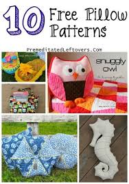 10 Free Pillow Patterns Sewing Patterns Free Sewing Pillows Sewing Projects