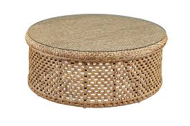Round Rattan Coffee Table With Glass Top English Country Home Home Accessories Luxury Coffee Tables In 2020 Rattan Coffee Table Glass Top Coffee Table Coffee Table