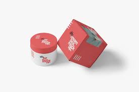 A rendered mockup showing two boxes for cosmetics. Pin On Product Templates