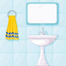 vector illustration of bathroom ceramic