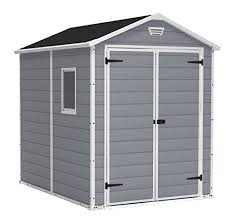 Amazon Com Keter Manor Large 6 X 8 Ft Resin Outdoor Backyard Garden Storage Shed Garden Outdoor Shed Storage Steel Storage Sheds Outdoor Storage Sheds