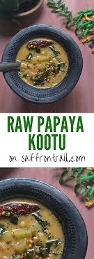 Raw Papaya Kootu Molagootal Palakkad Style Raw Papaya Lentil Curry Recipe Papaya Recipes Indian Indian Food Recipes Papaya Recipes