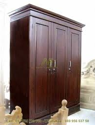 Untuk itu, anda bisa memilih lemari dengan tempat gantungan yang lebih kuat. Jual Lemari Pakaian Minimalis 3 Pintu Kayu Jati Harga Murah Terbaru