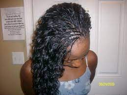 Micro Front Sew In Back W Deep Wave Human Hair Braids For Black Hair Deep Wave Hairstyles Natural Hair Styles