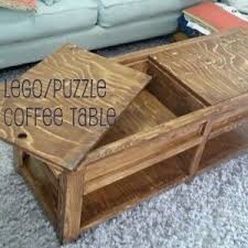Making Stuff Our Lego Puzzle Coffee Table Diy Coffee Table Puzzle Table Ana White Plans