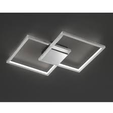 wofi led deckenleuchte manas aluminium geburstet deckenleuchten leuchten leds de led deckenleuchte led led deckenspots