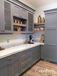 Modern European Chateau Home Tour Interior Design Kitchen Kitchen Design Grey Kitchen Cabinets