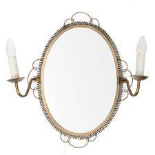 Check spelling or type a new query. Vintage Swedish Brass Mirror With Sconces 1950s For Sale At Pamono