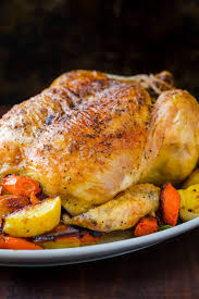 Kosher salt and ground black pepper, to. Juicy Roast Chicken And Vegetables Video Natashaskitchen Com