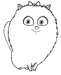 Free printable pomeranian coloring pages available in high quality image and pdf format. The Secret Life Of Pets The Pomeranian Gidget