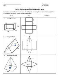 1 1 father of the digital age. Surface Area Of Solids Using Nets Surface Area Activities Math Geometry Volume Math