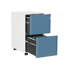 Our used office furniture offers the best price on used executive desks with hutches, drawers, file cabinets, credenzas, and other convenient features. Songmics Mobile File Cabinet Lockable With 2 Drawers Adjustable Hanging Rails For Office Documents Suspended Folders Pre Assembled 39 X 50 7 X 68 5 Cm White And Blue Ofc72wb