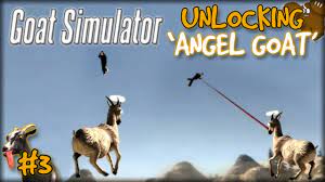 How do you unlock the goat tether? Unlocking Angel Goat Goat Simulator Day 3 Goat Bay City Youtube