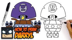 Check out inspiring examples of brawl_stars_darryl artwork on deviantart, and get inspired by our community of talented artists. How To Draw Brawl Stars Darryl Step By Step For Beginners Youtube