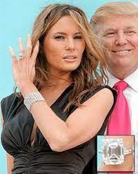 Melania Knauss S 12 Carat Emerald Engagement Ring Worth 2 Million From Don Celebrity Engagement Rings Expensive Engagement Rings Most Expensive Engagement Ring