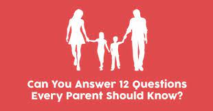 Read on for some hilarious trivia questions that will make your brain and your funny bone work overtime. Can You Answer 12 Questions Every Parent Should Know Quizpug