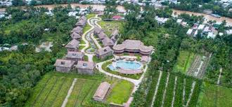 Cần thơ ecolodge có lối kiến trúc kết hợp tinh tế chuẩn ecolodge thanh bình bao quanh là khu vườn xanh mát. Can Tho Ecolodge Resort Ecolodge Cáº§n ThÆ¡ Chudu24