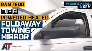 Integrated electric brake controller, towbar and towbar wiring (with. 2013 2018 Ram 1500 Opr Powered Heated Foldaway Towing Mirror W Turn Signal Review Install Youtube