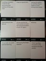 Maybe you would like to learn more about one of these? Maithra Raghu On Twitter My Favourite Neurips2018 Swag An Ml Version Of Cards Against Humanity By Msftresearch