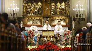 Kamis putih di gereja katedral jakarta berlangsung hikmat. Link Live Streaming Misa Online Kamis Putih Pekan Suci Paskah 2020 Di Tvri Hingga Youtube Tribunnews Com Mobile