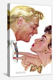 Leading Ladies (Saturday Evening Post) Canvas Wall Art: Prints, Paintings &  Posters