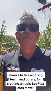 The amazing #BooFest corn maze @sixflagsfiestatexas