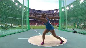 The standing throw in teaching the discus we break the throw into four parts: Moscow 2013 Discus Throw Women Final Youtube