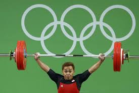 Angkat besi atau weightlifting adalah cabang olahraga yang bersaing untuk mengangkat beban berat yang disebut dengan barbel, yang dilakukan dengan kombinasi dari kekuatan, fleksibilitas, konsentrasi, kemampuan, disiplin (sangat penting), atletis, fitnes, teknik, mental dan kekuatan fisik. Profil Atlet Eko Yuli Irawan Si Raja Angkat Besi Indonesia Sport Bisnis Com